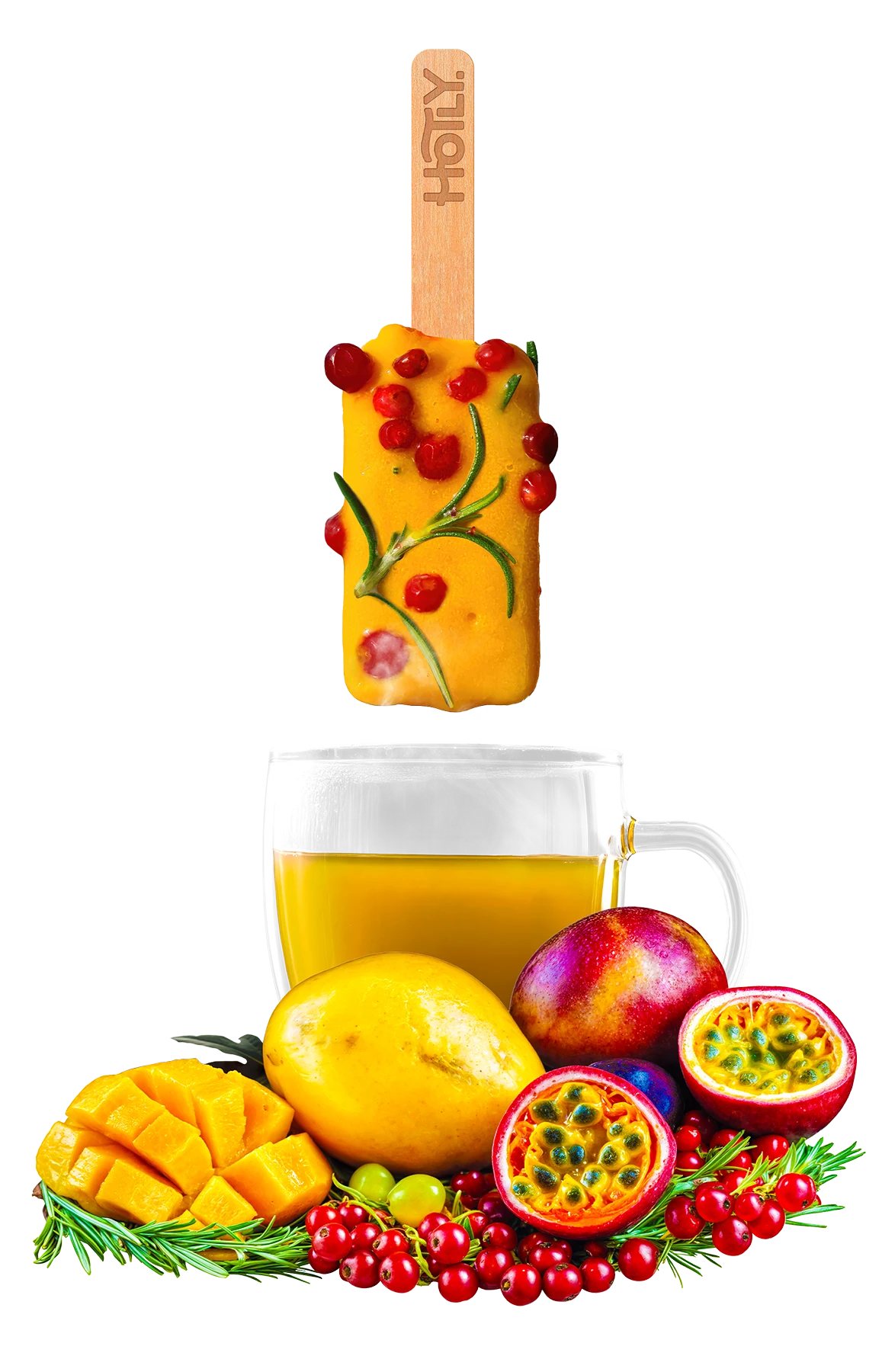 Mango with Passion Fruit